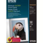 Epson Premium Glossy Photo Paper - A4 - 50 Sheets