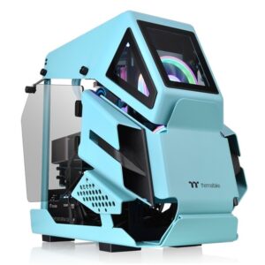 Thermaltake AH T200 TurquoisemATX, 2x TG panels,Tirkizna boja - Slika 1