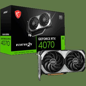 MSI RTX 4070 VENTUS 2X E1 12G OC