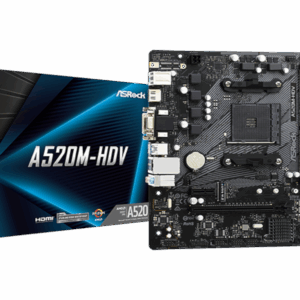 ASROCK MB A520-HDV, AM42xDDR4, 4xSATA, M.2, RAIDVGA, HDMI, Micro ATX - Slika 1