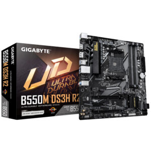Gigabyte MB B550M DS3H R2 AM4; 4xDDR4; 2xM.2; 4xSATA; 6XUSB; DP; HDMI; PS/2; mATX - Slika 1