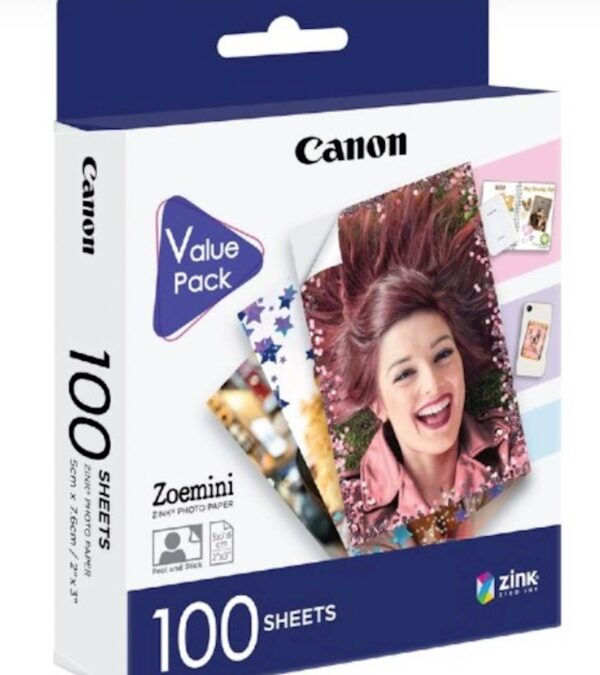 Papir CANON ZINK foto 100 pack za ZOEMINI