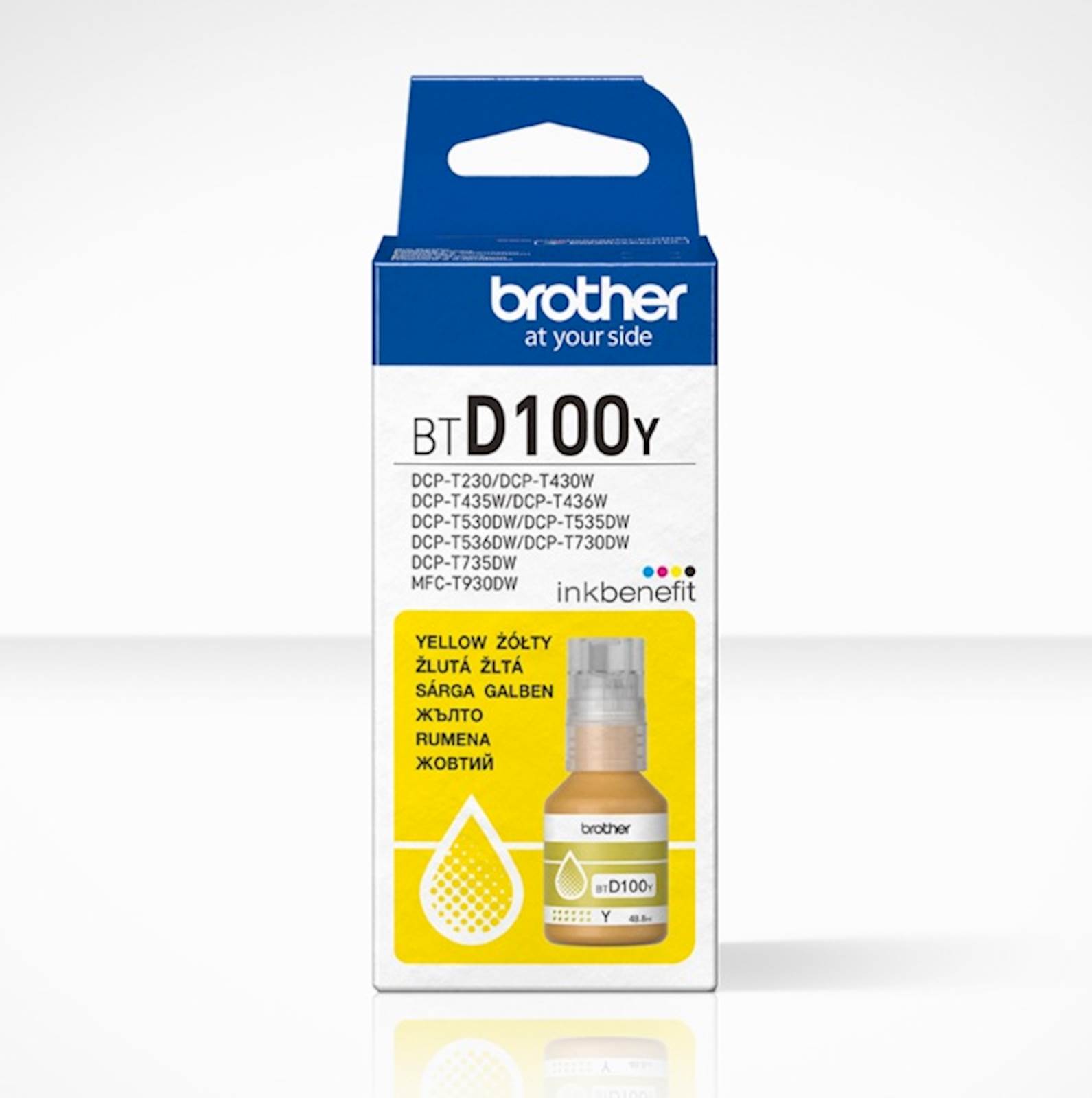 Tinta BROTHER BTD100Y