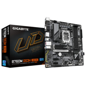 Gigabyte MB B760M DS3H GEN5 LGA1700; 4xDDR5; 2xM.2,4xSATA 12xUSB; D-Sub, HDMI, 2xDP; mATX - Slika 1
