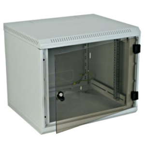 Zidni ormar 6U sa staklenim vratima i policom - Slika 1