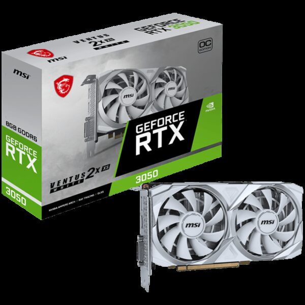 MSI RTX 3050 VENTUS 2X XS WHITE 8G OC