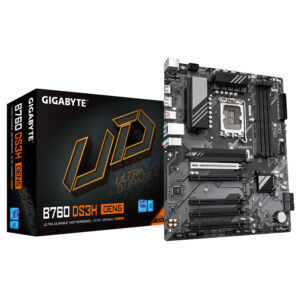 Gigabyte MB B760 DS3H GEN5 LGA1700; 4xDDR5;2xM.2, 4xSATA 6xUSB; HDMI, DP; ATX - Slika 1