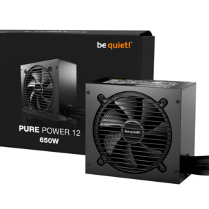 be quiet! Pure Power 12 650w 80 PLUS Gold, ATX 3.1, PCIe 5.1, non-modular - Slika 1