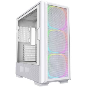 Montech Sky Two GX White TG, E-ATX, Mid-Tower 3x 140mm ARGB Fans - Slika 1