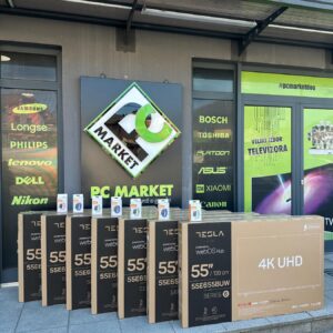 TV Tesla 55E655BUW 4K WebOS + GRATIS pametni sat DENVER - Slika 1