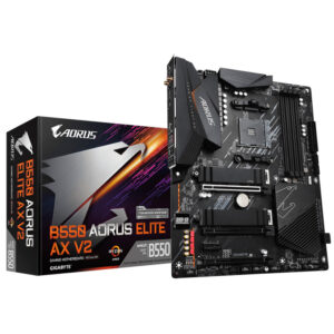Gigabyte MB [B550 AORUS ELITE]AM4; 4xDDR4;3xM.2; 4xSATA;DP, HDMI; 7xUSB; WIFI; ATX; - Slika 1