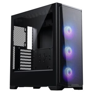 Phanteks Case Eclipse G370A Mid tower, ATX, Black 3x RGB fans - Slika 1
