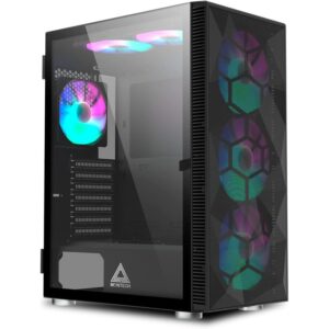 Montech Case X3 Mesh Mid tower, ATX 6x RGB Fans - Slika 1