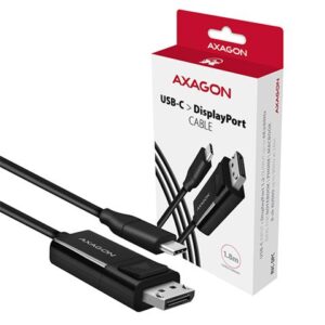 AXAGON USB-C -> DisplayPort cable 1.8m 4K/60Hz