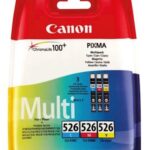 Tinta CANON CLI-526 C/M/Y pack