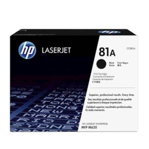 Toner HP black 81A