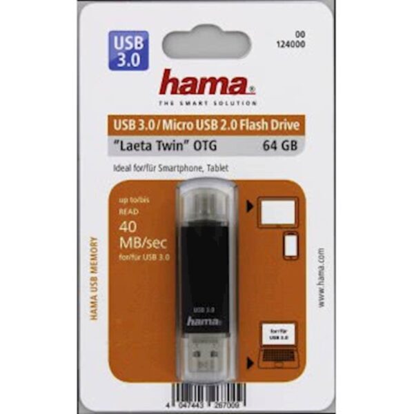 HAMA LAETA TWIN USB 3.0 64GB
