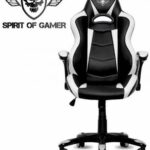 Gaming stolica Spirit of gamer RACING crno-bijela