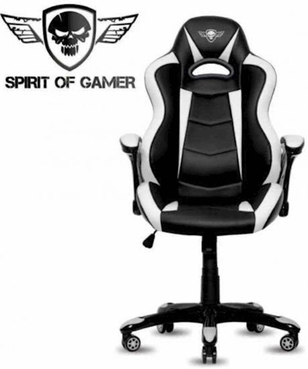 Gaming stolica Spirit of gamer RACING crno-bijela Gaming stolica Spirit of gamer RACING crno-bijela