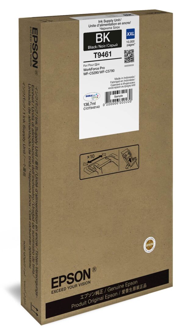 Tinta EPSON za WF-C5790 XXL Crna 10k