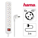 Produžni kabl HAMA 6 utičnica 3m