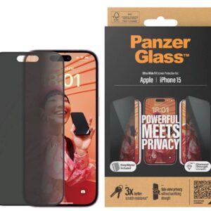 Zaštitno staklo PG iPhone 15 Privacy