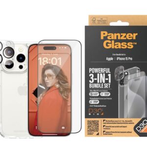 Bundle PanzerGlass iPhone 15 Pro