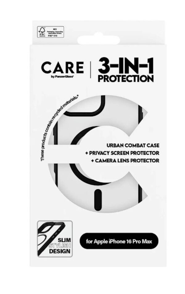 Bundle Care by PG iPhone 16 Pro Max MagSafe Privacy BK Bundle Care by PG iPhone 16 Pro Max MagSafe Privacy BK