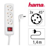 Produžni kabl Hama bijeli