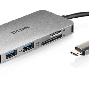 Hub DLINK 5u1 USB-C sa HDMI i SD/microSD