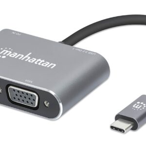 Adapter MANHATTANUSB-C to HDMI & VGA 4-in-1