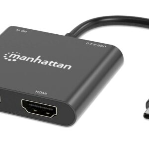 Adapter MANHATTAN USB-C PD to Dual-HDMI Monitor