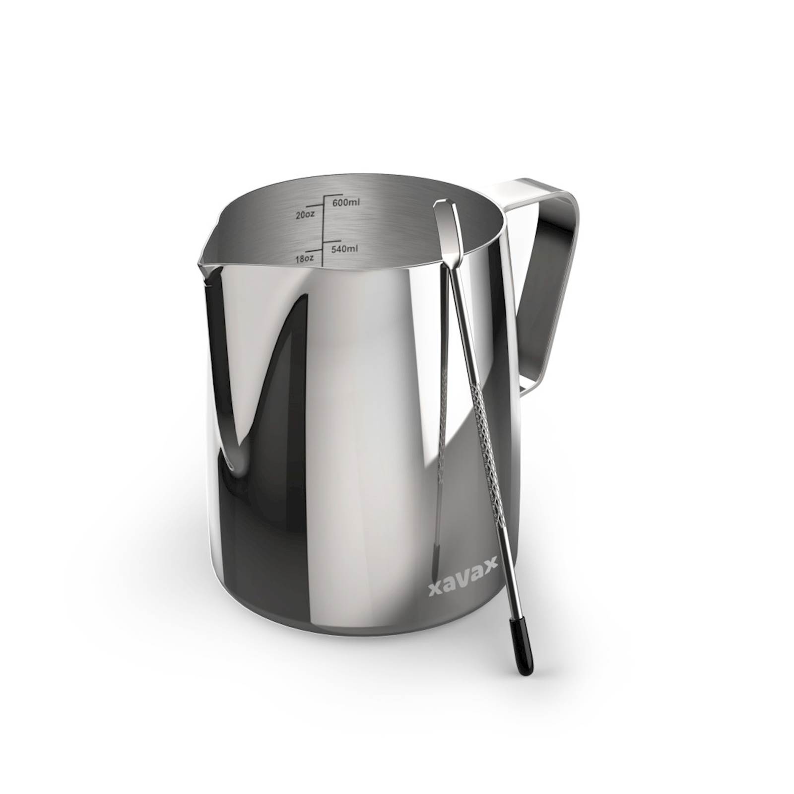 DZEZVA ZA MLIJEKO XAVAX 600ML SA OLOVKOM ZA PJENU