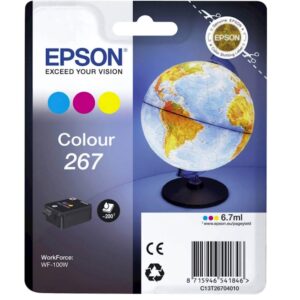 Tinta EPSON 267 WF-100W color
