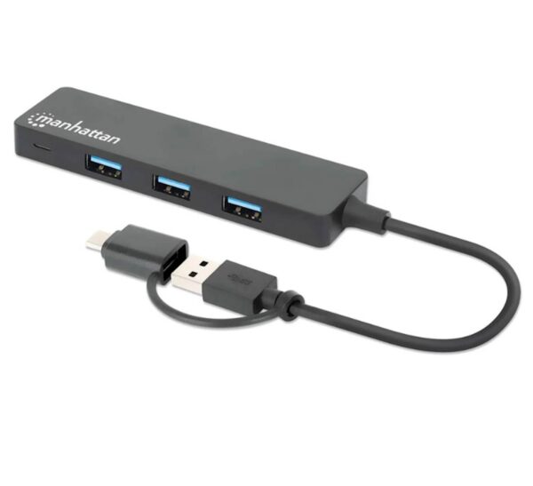 Hub MANHATTAN s 4 USB 3.0 Type-C/Type-A priključka
