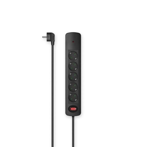 Produžni prenaponski kabal HAMA 5 utičnica 1.5m Produžni prenaponski kabal HAMA 5 utičnica 1.5m