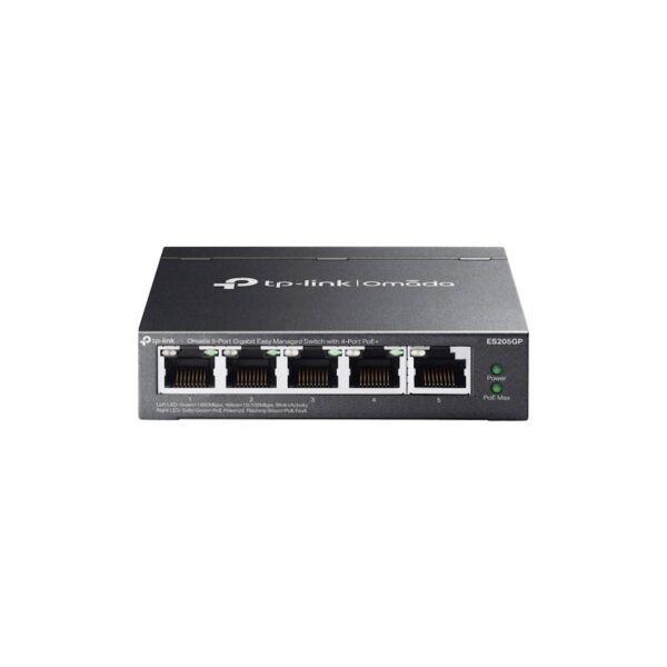 Switch TP-Link Omada 5-Port Gb Easy Managed 4-Port PoE+ ES205GP Switch TP-Link Omada 5-Port Gb Easy Managed 4-Port PoE+ ES205GP