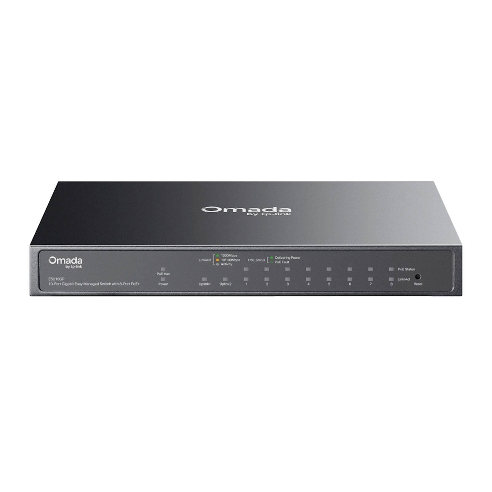 Switch TP-Link Omada 10-Port Gb Easy Managed 8-Port PoE+ ES210GP