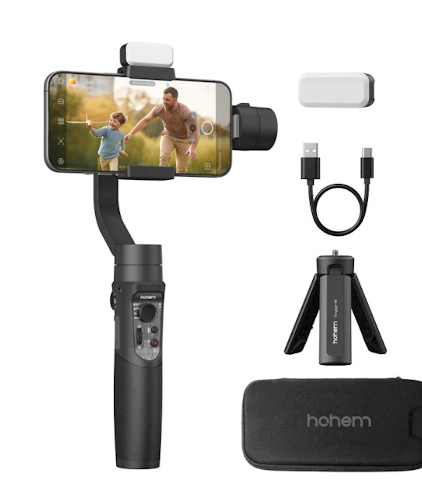 Stabilizator HOHEM iSteady Mobile+ Kit Black