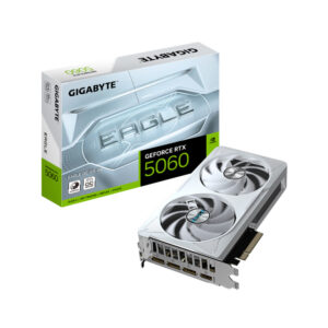 Gigabyte VGA 5060 Eagle OC ICE 8GB, GDDR7, 128-bit, 3x DP, 1x HDMI, Bijela - Slika 1