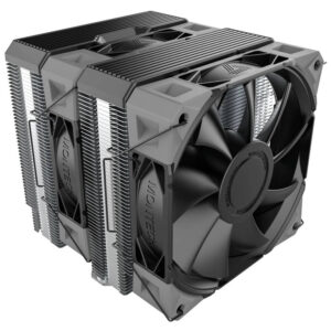 Montech NX600 CPU Cooler Black Dual-tower, 120mm Height: 132.5mm - Slika 1