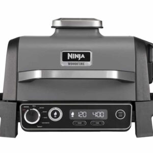 Ninja elektricni rostilj7 funkcija, tezina 10,18 kg.Woodfire tehnologija, do 75% manje masti - Slika 1