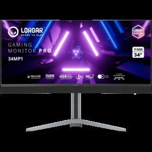 LORGAR LRG-34MP1W180C-GY