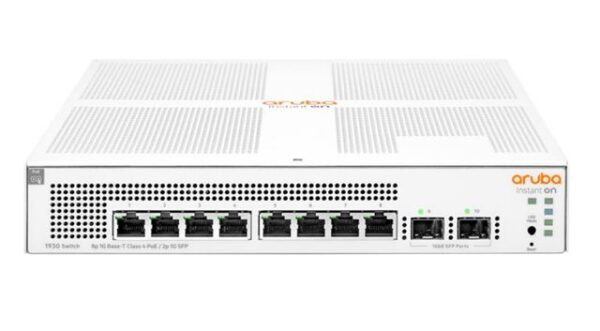 HPE SWITCH ARUBA INSTANT ON 1930 8G 2SFP POE 124W HPE SWITCH ARUBA INSTANT ON 1930 8G 2SFP POE 124W