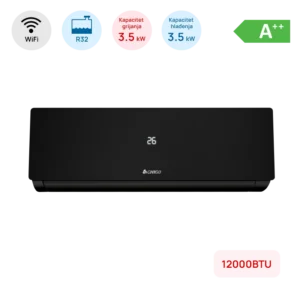 Klima Chigo 12000BTU 3.5kW A++ R32 CS-35V3G-1C211BM Crna