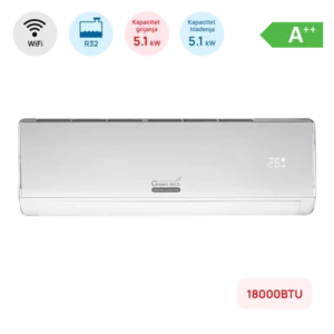 Klima Green Tech 18000BTU 5.1kW A++ R32 18-IN51-WIFI Bijela - Slika 1
