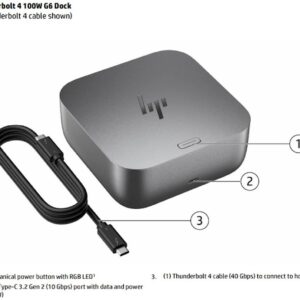 Docking HP Thunderbolt 4 100W G6 (9X472UT)