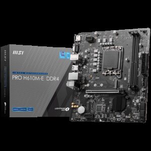 MSI PRO_H610M-E_DDR4