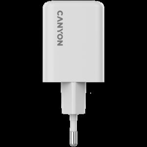 CANYON charger CU45AC GaN 45W 1xPD 1xQC EU White - Slika 2