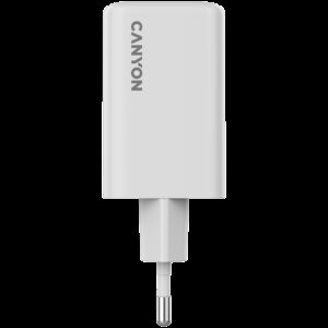 CANYON charger CU65ACC GaN 65W 2xPD 1xQC EU White - Slika 2